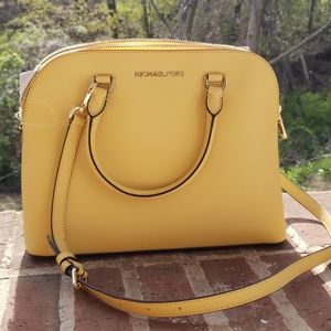 Michael Kors Large Leather Satchel